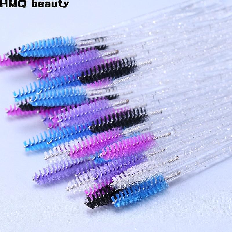 50Pcs Makeup brushes Disposable Crystal Eyebrow brush Diamond - 🇦 🇵 🇪 🇷 🇴 🇩 🇪 🇦 🇱 🇸