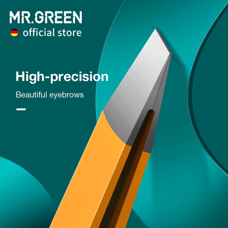 MR.GREEN Eyebrow Tweezer Colorful Hair Beauty Fine Hairs Puller Stainless Steel Slanted Eye Brow Clips Removal Makeup Tools - 🇦 🇵 🇪 🇷 🇴 🇩 🇪 🇦 🇱 🇸
