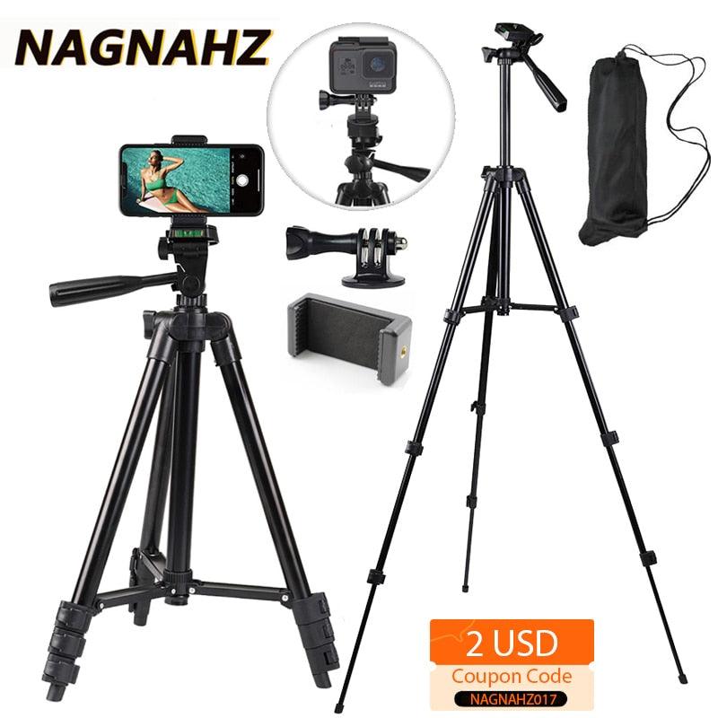 NA-3120 Phone Tripod Stand 40inch Universal Photography for Gopro iPhone Samsung Xiaomi Huawei Phone Aluminum Travel Tripode Par - 🇦 🇵 🇪 🇷 🇴 🇩 🇪 🇦 🇱 🇸