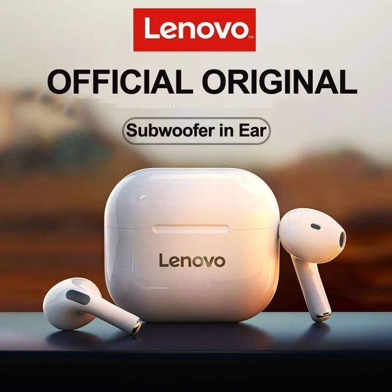 NEW Original Lenovo LP40 TWS Wireless Earphone Bluetooth 5.0 Dual Stereo Noise Reduction Bass Touch Control Long Standby 230mAH - 🇦 🇵 🇪 🇷 🇴 🇩 🇪 🇦 🇱 🇸